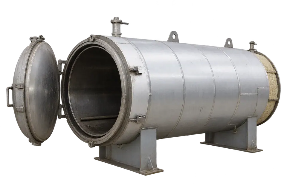 Insulated autoclave — illustrative concept