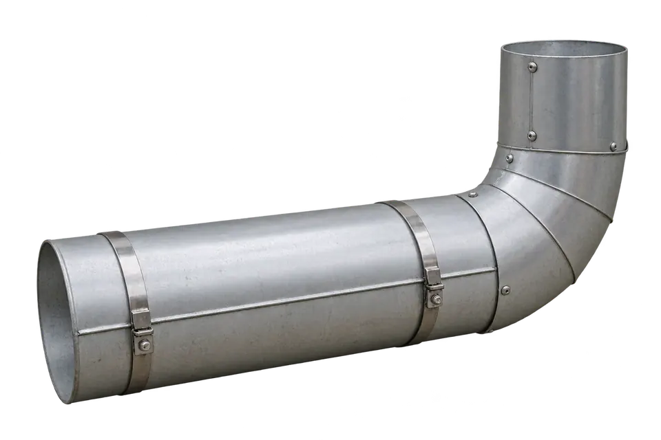 Fabricated metal pipe jacketing — illustrative concept